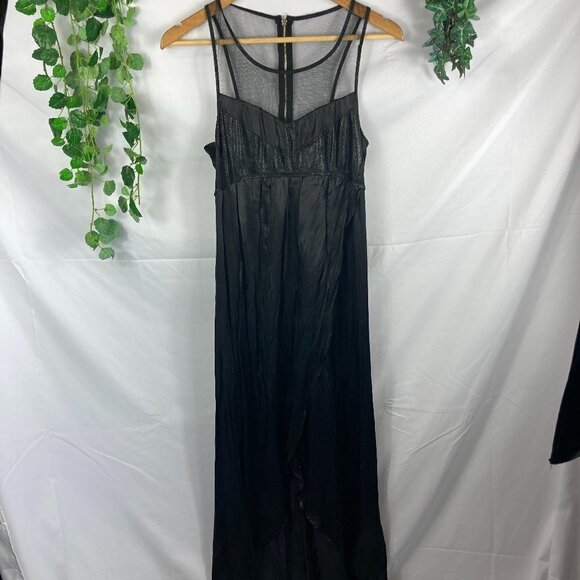 Vintage mesh and faux leather dress - Picture 1 of 6